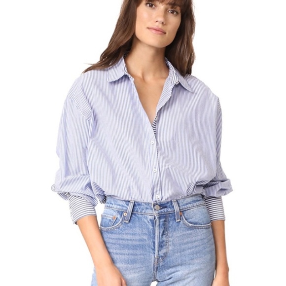 Free People | Lakehouse Button Up Shirt M - Picture 3 of 8